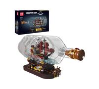 Mould King 10085 The Mini Queen Revenger Ship-In-a-Bottle Building Set | 885 Pcs