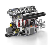 Mould King 10087 Technical L4 Engine Building Blocks Motorized Car Model Set