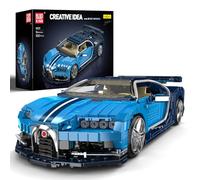 Mould King 10111 Sports Car Building Blocks Set, 1222 Pieces Static Version Collectible Model Kit, Supercar Building Block Kit, MOC Car Gift for Collections Enthusiasts