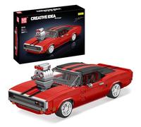 Mould King 10112 MOC Technology Sports Car Building Blocks Kit, Racing Sportscar Clamping Block Set, Adult Collector Car Model Blocks Toys Kit (1869+ PCS)