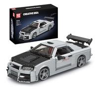 Mould King 10113 Car Building Blocks Kit, Race Car Construction Model Toy, Adult Collectible Cars Set to Build, 1:16 Scale MOC Sports Car Model for Kids (1471 Pcs)