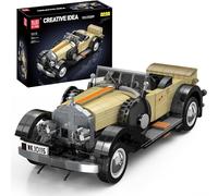 Mould King 10115 Classic Retro Car Technical Building Block Model 897pcs
