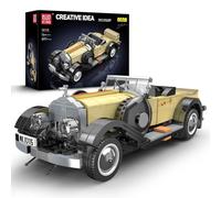 Mould King 10115 Technical Building Block The Moc Fantom Vintage Car Model Set Assembly Brick Toys Creative Kids Christmas Gift