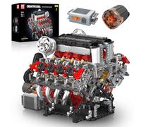 Mould King 10130 V8 Engine Model Kit - 2718 Pcs to Build Your Own Surper Car Engine - DIY STEM Project for Kids/Teens, Hobby Building Blocks Kit for Adults