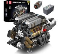 Mould King 10131 Technology Motorized W16 Engine Building Block Model 952pc
