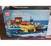 Mould King 10134 Underwater Exploration Ship Boat Building Blocks 380 Pcs