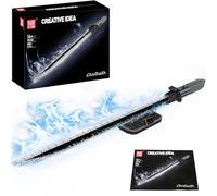 Mould King 10138 Technik Darksaber Building Block Set, MOC Light-Up Sword Model Building Blocks Cosplay Toy with Lights and Rechargeable Battery for Children and Adults (885+PCS)