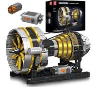 Mould King 10141 Jet Aircraft Engine Battery Pack Building Brick Model 2256pcs