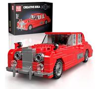 Mould King 10145 Technik Vintage Car Clamping Blocks RR Vintage Car Vintage Car Model Car Building Blocks Adult Collector's Car Kits for Fans Adults (433 Pieces)