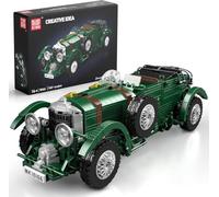 Mould King 10166 Technic Vintage Blower-Sports Car Building Kit, MOC Classic Retro Car Clamp Blocks Kit, Collector Model Car Sets for Adults and Teens Aged 14 and Up (1147+ Parts)