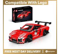 Mould King 10167 935 Red Super Sports Racing Car Blocks Model 1717pc