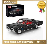 Mould King 10199 V8 GTO American Muscle Sports Car Blocks Model 1563pcs