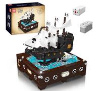 Mould King 10243 Pirate Ship Building Set, 1280PCS