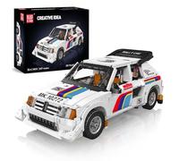 Mould King 10272 Classic Rally Car Model Kit for Adults, Motorsport Racing Vehicle Engineering Supercar Construction Set, Collectible Vintage Sports Automobile Office Desktop Display (1477 Pieces)