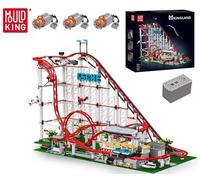 Mould King 11014 Amusement Park Toys The Motorized Rolle Coaster Building Block