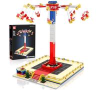 Mould King 11016 Rotating Chair Building Blocks Toy, 1581 Pieces Amusement Park Building Block Set with Motor, MOC Playground Model for Teenagers and Adults from 14 Years