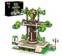 Mould King 11026 Large Windmill Electric Amusement Park Equipment Model Building Blocks Set, 2148+ PCS STEM Amusement Park Model Construction Toys, for Kids 14+/Families/Adults