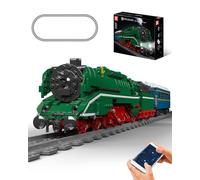 Mould King 12007 Train Building Blocks Model, 2412 Pieces Train Block Set with Remote Control as Toys/Gifts, suitable for ages 14+