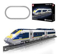 Mould King 12016 Train Building Block Kits, Remote/App Control Train Toy Set With LED Lighting, Collectible Gift for Adult/Teens 14+ Years (1948 PCS)