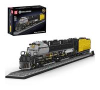 Mould King 12049 Steam Locomotive Building Set, 3040+ Pieces Large Scale Train Model Kit with Tracks and Coal Tender, Mechanical Assembly Project for Adult and Rail Enthusiasts