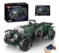 Mould King 13191 MOC Technology Remote Controlled British Oldtimer Model 1930s Blower Technology Clamp Blocks Kit APP Electric Oldtimer Gifts for 8+ Years Old Boys(3918+ Parts)