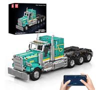 Mould King 13201 Technology Classic Truck Building Blocks Kit with Motor, 2064+ Pieces App Remote Controlled Tractor Truck Model Clamping Blocks, Blocks Toys for Teenagers 14+/Adults