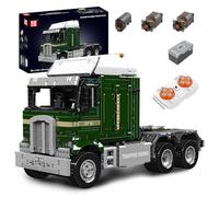 Mould King 13202 Pneumatic K100 Tractor Truck Building Kit,APP Dual Remote Control Car Building Block, 2181+ PCS RC Model Car for 14 Years Old Kids Adult