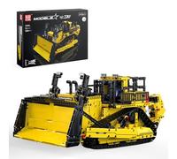 Mould King 15084 Technik Bulldozer Remote Controlled Clamping Blocks D11 Excavator Truck Building Blocks with Engines Caterpillar Buldozer Construction Toy for Adults and Teenagers (1508 Pieces)