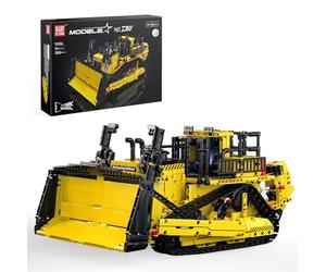 Mould King 15084 Technik Bulldozer Remote Controlled Clamping Blocks D11 Excavator Truck Building Blocks with Engines Caterpillar Buldozer Construction Toy for Adults and Teenagers (1508 Pieces)