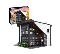 Mould King 16036 Urban Coffee House Building Brick Model 2728pcs Lighting