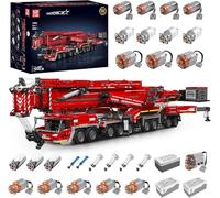 Mould King 17008 Technik for Liebherr LTM 11200 Crawler Crane Set, Remote Controlled Construction Vehicle Model with App, Crane Model Kit with Winch System and Rocker Boom, Gift for Christmas