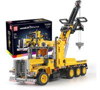 Mould King 17011 Trailer Building Kits, MOC Road Trailers Engineering Building Blocks Set to Build, Birthday Gift Toy for Adult Age 14+ (1250 Pieces)