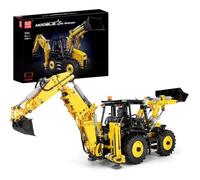 Mould King 17036 Excavator and Bulldozer 2 in 1, RC Bulldozer Building Blocks Set for Boys, APP Remote Control Truck Construction Vehicles Model with Motors, Gift Toy for Kids, 2239+ PCS