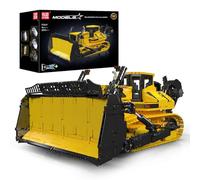 Mould King 17049 Remote Control Excavator Building Blocks Kit, Bulldozer Fixture Building Blocks Toy with Motors and APP Remote Control, Mobile Crawler Excavator Model for Kids/Adults (3995+ PCS)