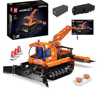 Mould King 17051 Truck Remote Control Snowplough Building Block Model 1241pcs