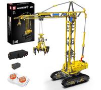 Mould King 17059 Technik Tower Crane Building Blocks, 1731 Pieces APP Remote Control Crane Toy with Motors Heavy-Duty Model Building Kit for Adults