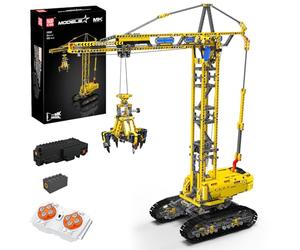 Mould King 17059 Technik Tower Crane Building Blocks, 1731 Pieces APP Remote Control Crane Toy with Motors Heavy-Duty Model Building Kit for Adults