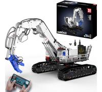 Mould King 17062 Technik Building Demolition Machine Building Blocks Kit, 4195+ PCS MOC APP Controlled Crawler Truck with 8 Motors, High-Tech Crane Model Blocks Toy for Kids/Adults