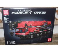 Mould King 17074 Mobile Crane Red 5-Axle LTM 1100 NEW 3218 Pcs