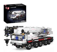 Mould King 17075 Technik LTM 1110 Heavy Duty Crane Builkding Blocks Set, Crane Model Clamping Blocks Kit with 8 Motors and 2 Battery, Technology Remote Control Crane for Kids/Adult (3248 PCS+)