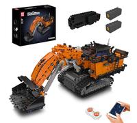 Mould King 17100 Heavy Mining Excavator Model Kit, EX8000 App Remote Control Mechanical Engineering Truck Construction Set, Collectible Power Functions Vehicle Desktop Display (2436 Pieces)