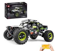 Mould King 18002 Technology Off-Road Vehicle Model Building Toy, 2.4G Remote Control and App Dual Control Extreme Off-Road Vehicle Clamping Blocks Kit, Gift for Kids/Adult (1890 Pieces)