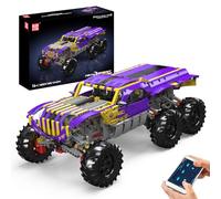 Mould King 18009 Tiger Climbing Vehicle Building Blocks Kit, 2014+ PCS Remote Controlled Rlectric Off-Road Vehicle Clamping Blocks Toy, STEM Car Toy for Teens 14+/Adults