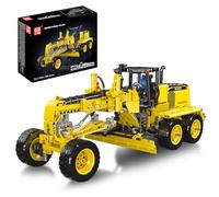 Mould King 19023 Grader Building Block Model, 1109 Pieces Pneumatic Truck Set, Static Version Vehicle Block Toy suitable for ages 14+