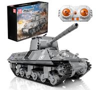 Mould King 20034 Technology Clamping Blocks M26 Pershing Tank Building Blocks Set WW2 Military Tank Model Gift for Adults and Children (1057 Pieces)