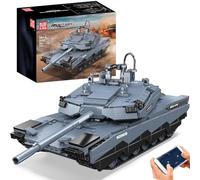 Mould King 20036 Tank Building Blocks Model MOC Abrams-X Remote Controlled Tank for Adults and Boys, Military Toy Kit Great for Boys(1192+ Parts)