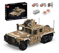 Mould King 20047 Military Tracked Vehicle Building Set, 2094 PCS Remote Control Army Tank Model, Dual Control Power Functions, Mechanical STEM Educational Toy for Teens and Adults