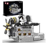 Mould King 2177 PCS Rotary Engine Building Block Sets, Working Mechanical Model Kits with Motor & Battery Box, DIY STEM Building Toys for Adults & Teens, for Car Enthusiasts