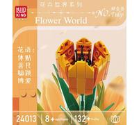 Mould King 24013 Tulip Flower Artifical Building Set 132 PCS