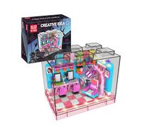 Mould King 24037 Hair Salon Day Stall Shop Building Block Model 388pcs